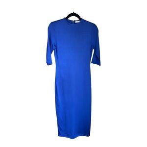 Alice + Olivia Delora Fitted Mock Neck Dress Size 8